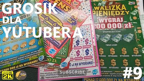 9 GROSIK dla Yutubera ZDRAPKI LOTTO Mix za 50 zł