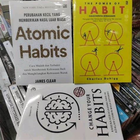 Jual Paket Buku The Power Of Habit Atomic Habits Chang Your Habits