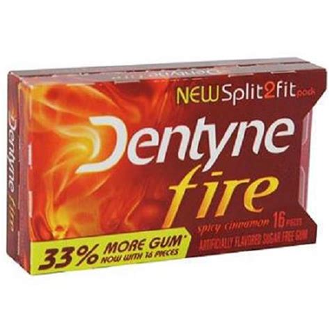 Product Of Dentyne Fire Gum Spicy Cinnamon Count 9 16pcs Gum