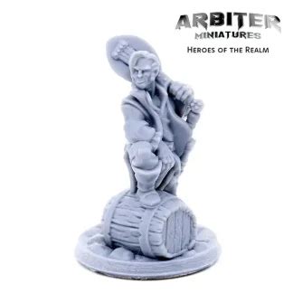 Male Human Bard 01 Heroes Of The Realm 3D Print Resin Simtasia