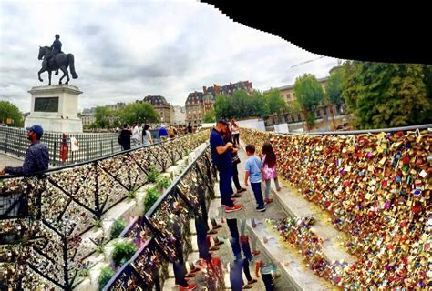 Lovelocks On The Pont Neuf Paris IPhone 5s In Pano Mode Flickr