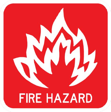 Fire Hazard Sign – Municipal Supply & Sign Co.