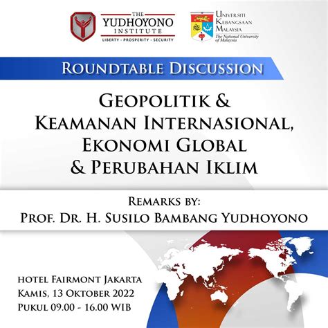 Roundtable Discussion Geopolitik Keamanan Internasional Ekonomi