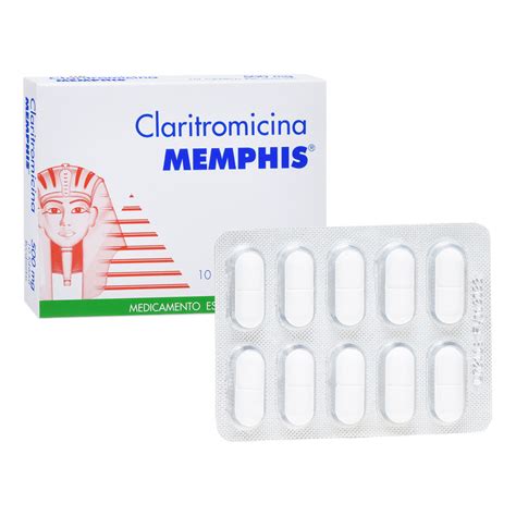 Claritromicina 500 Mg 10 Tabletas Mp Farmaprime