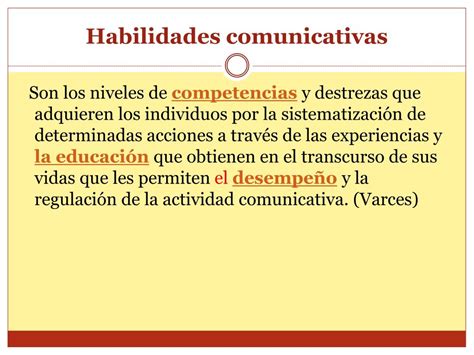 Ppt Habilidades Comunicativas Powerpoint Presentation Free Download