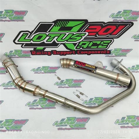 Jual Kou Mahachai SUPER Open Spec Pipe 1set And Big Elbow For Tmx 125