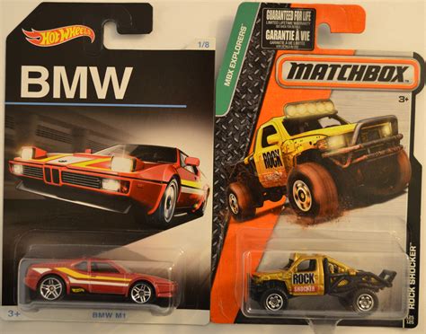 Hot Wheels BMW M Red Of HW BMW Series Matchbox MBX Rock Shocker Scale