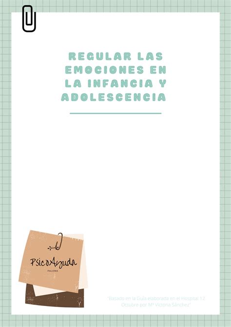 Guía Para Regular Las Emociones En Niños Y Adolescentes