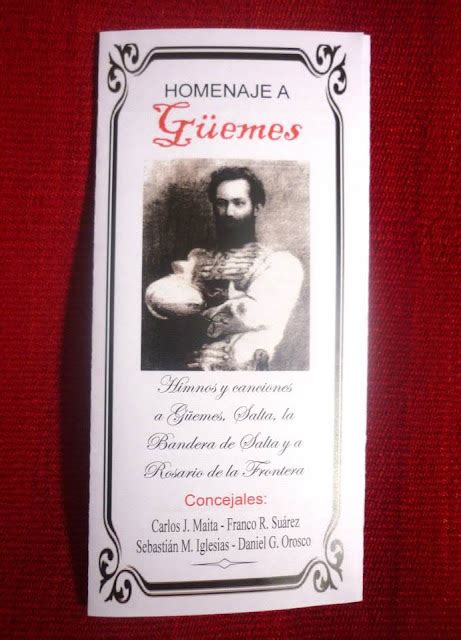 Carlos Jesús Maita Historia y Literatura HOMENAJE A GÜEMES Cartilla