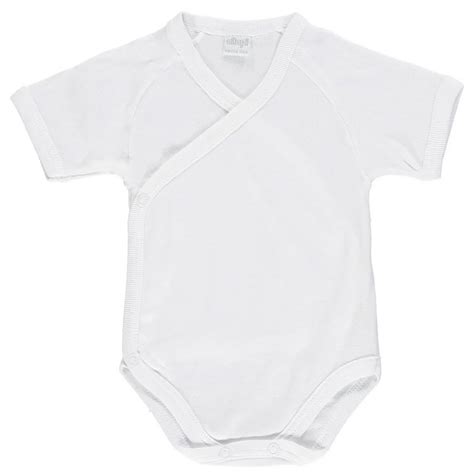 Body Neonato Fresco Cotone Bianco Ellepi Art AF4298