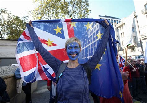 In Pictures Thousands March Through London In Brexit Protest Oxford Mail