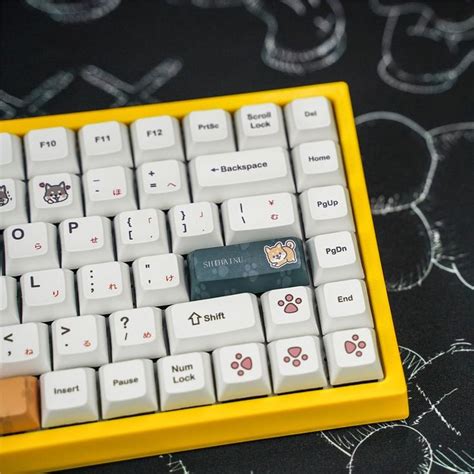 MechZone 116 Keys Shiba Inu Keycap Set XDA Profile PBT DYE Sub Keycaps