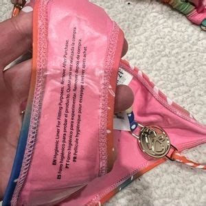 Forever Swim Nwt Forever X Fubu String Bikini Triangle Top Rainbow Poshmark