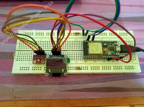 Micropython Bme280 Ssd1306 Oled With Esp32 Using