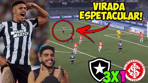 FOGÃO VENCE O INTER VIRADA ESPETACULAR ANALISE POS JOGO BOTAFOGO X