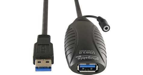 Plugable Usb 3 0 Active Extension Cable 32 8 Usb3 10m D Bandh