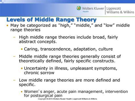 Chapter 11 Overview Of Selected Middle Range Nursing Theories Ppt Download