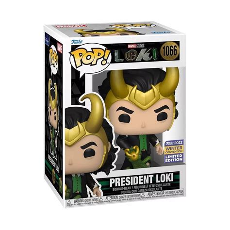 Funko POP Marvel Studios Loki President Loki 1066 With Alligator