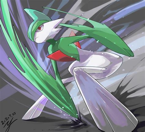 Gallade Pokemon Drawn By Yuikedon Danbooru