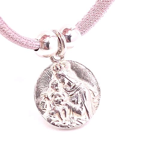 Escapulario Virgen Del Carmen Joyas Personalizadas De Plata Lola Aladro