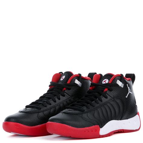 JORDAN JUMPMAN PRO BG BLACK/METALLIC SILVER-VARSITY RED-WHITE