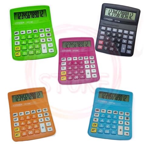 Jual Kalkulator Citizen Warna Calculator Citizen Ct Warna