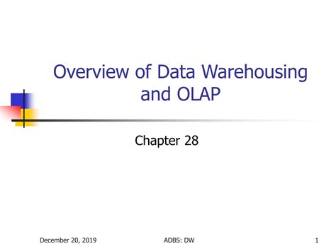 Data Warehousing And Olap Alex Berson 4