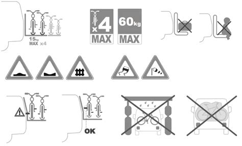 Fiamma Vw T A Bicycles Carrier Instruction Manual