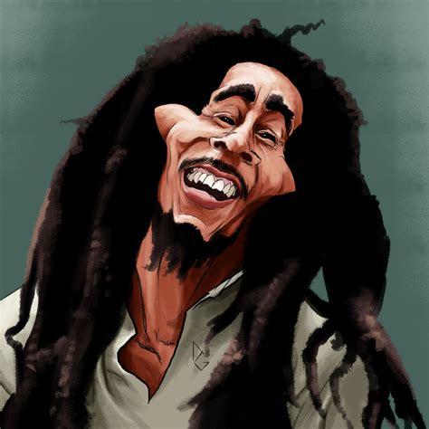 Artstation Bob Marley Caricature