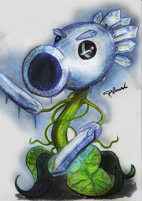 Ice Peashooter by Fouad-z on DeviantArt