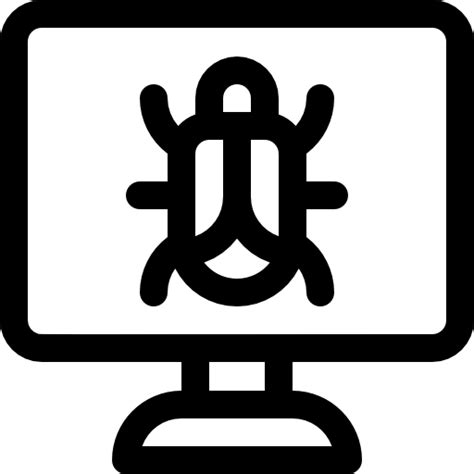 Malware Basic Rounded Lineal Icon