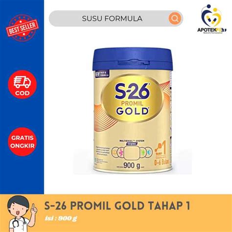 S 26 PROMIL GOLD TAHAP 1 ISI 900 GR Lazada Indonesia