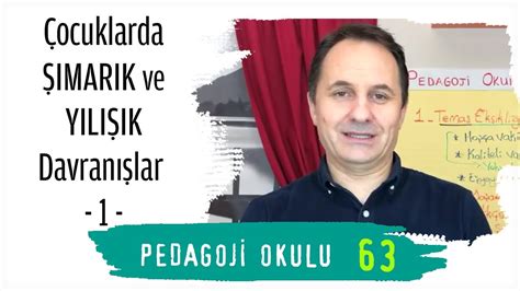 Pedagoji Okulu 63 Çocuklarda Şımarık ve Yılışık Davranışlar 1 Adem