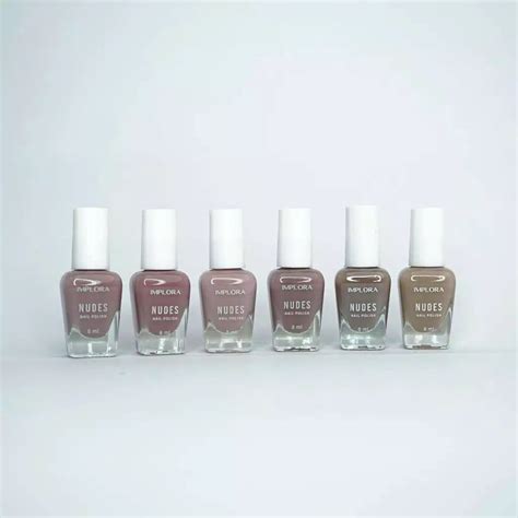 Jual Implora Nail Polish Cat Kuku Kutek Nude Series Kemasan Baru