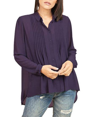 Blue Daniel Rainn Tops For Women Lyst