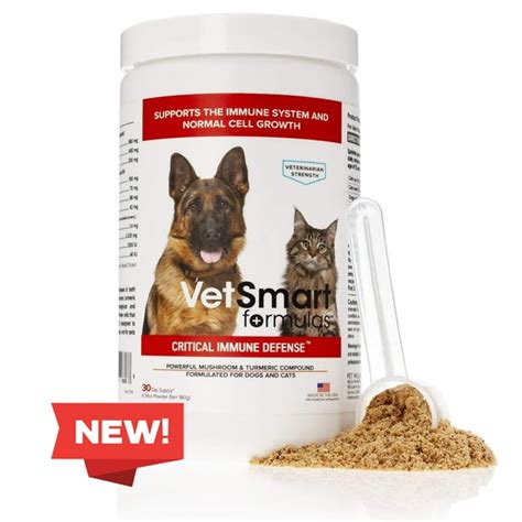 Vetsmart Formulas Immune Supplement For Dogs And Cats Mushroom Formula