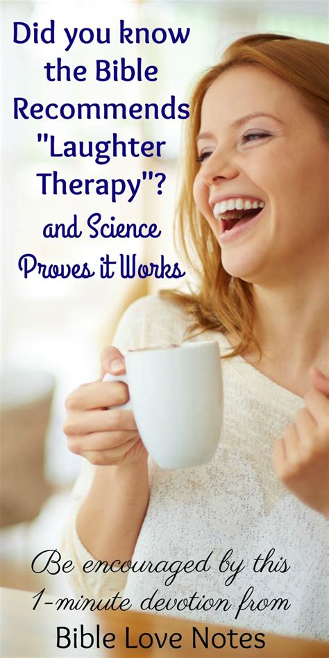 1-Minute Bible Love Notes: Science Proves "Laughter Therapy" is Effective