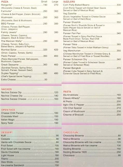 Chit Chat Menu, Menu for Chit Chat, Dombivali East, Thane - Zomato