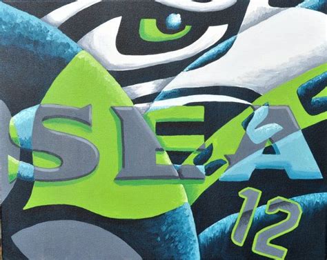 17 best Seattle Seahawks Fan Art images on Pinterest | Seahawks fans ...