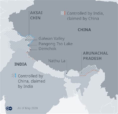 | The India-China border dispute | Download Scientific Diagram