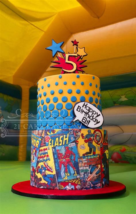 Comic Book Cake Book Cakes Book Cake Avenger Cake