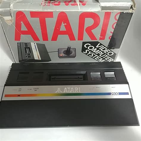 Vintage Atari 2600 Video Computer System Complete In Box Tested And Works Atari Retro Game