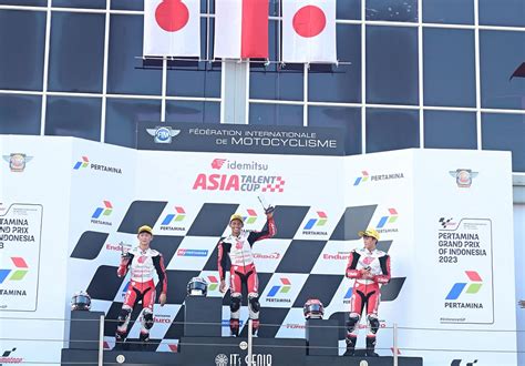 Dominasi Pebalap Astra Honda Di Mandalika Veda Sapu Bersih Podium