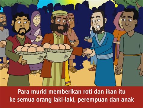 Komik Alkitab Anak Tuhan Yesus Memberi Makan 4000 Orang