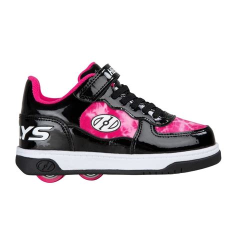 Heelys X2 Reserve Low X2 Black Pink White Pu Uk