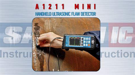 A1211 Mini Ultrasonic Flaw Detector For Rope Access Application YouTube