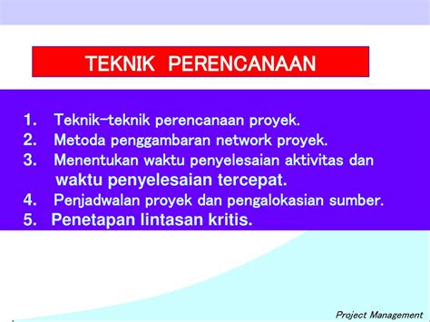 Manajemen Proyek Ppt Download