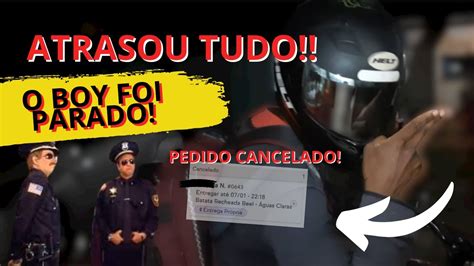 O BOY FOI PARADO PELA POLÍCIA DEU MOVIMENTO DE UMA VEZ NO DELIVERY