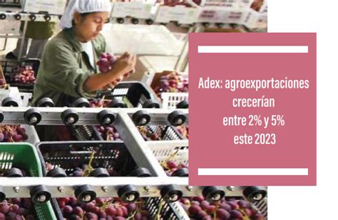 Adex agroexportaciones crecerían entre 2 y 5 este 2023 Tecfresh