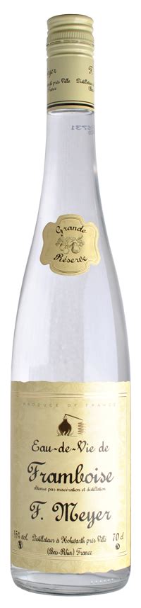 Eaux de vie de FRAMBOISE Grande Réserve 70 cl Distillerie Artisanale